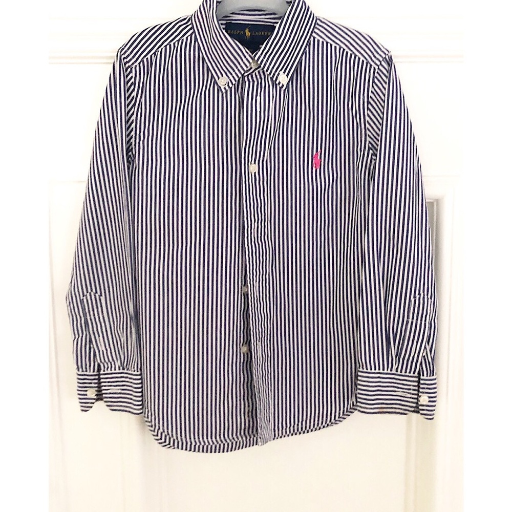 Ralph Lauren boy button down shirt